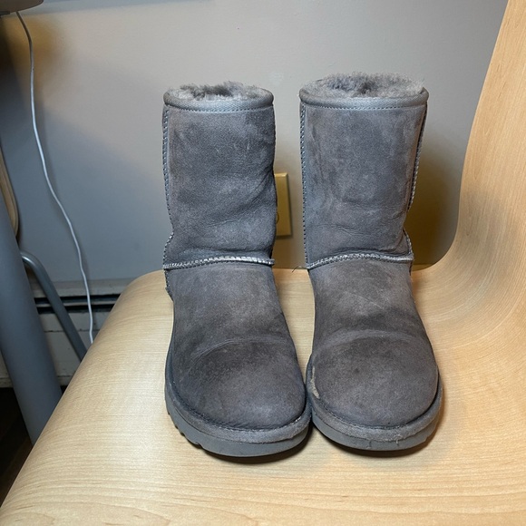 Classic Short Grey Ugg Boots - Picture 8 of 8